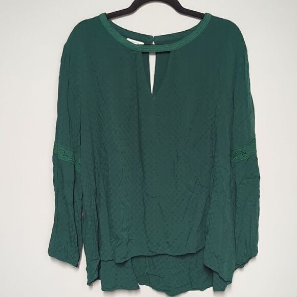Maurices Green Long Sleeve Blouse - Picture 1 of 7